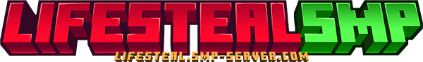 Official LifeSteal SMP Server IP and Logo